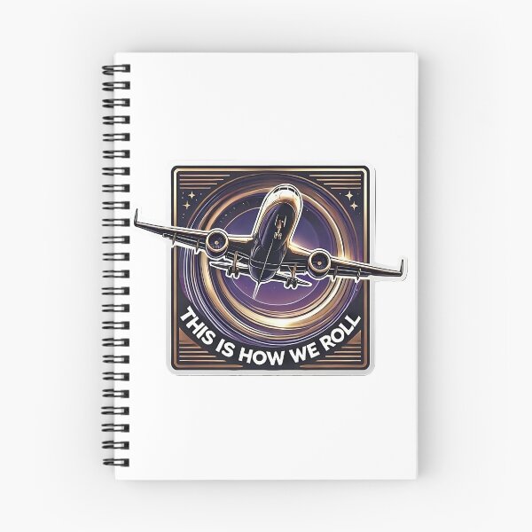 Item preview, This is how we roll Royal Purple aviation sticker for aviation lovers designed and sold by ThreeCrowns.