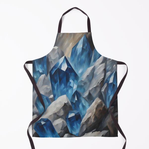Item preview, Blue Crystals in Natural Rock Cave designed and sold by CalmnessbyChoice.