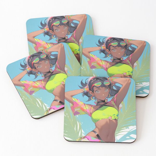 Item preview, Anime summer girl portrait art designed and sold by TheArtistOf2022.