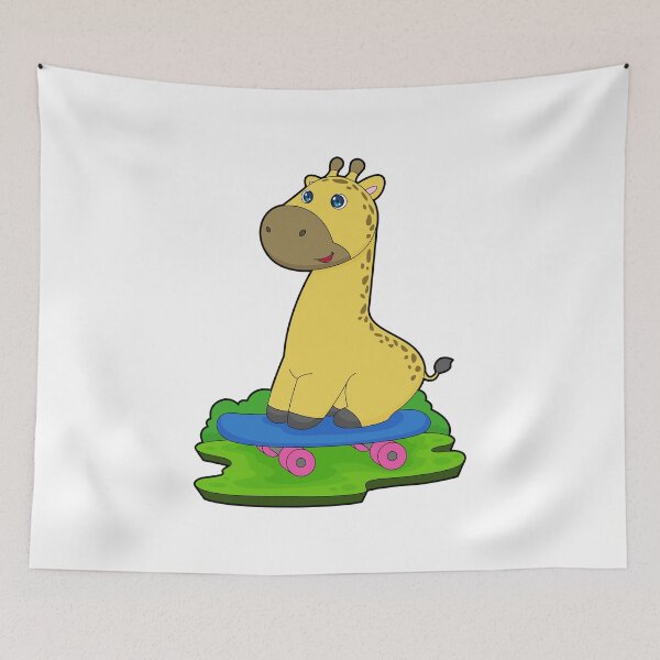 Item preview, Giraffe Skater Skateboard designed and sold by Snabdesign84.