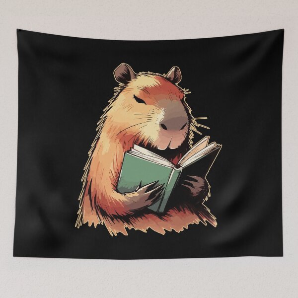Item preview, Reading Capybara Book Lover designed and sold by TomFrontierArt.