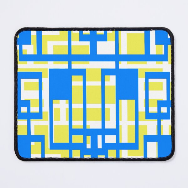 Item preview, Geometric Shapes Pattern Light-Blue White Cut Out designed and sold by taiche.