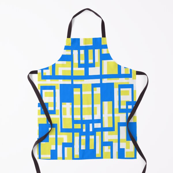 Item preview, Geometric Shapes Pattern Light-Blue White Cut Out designed and sold by taiche.