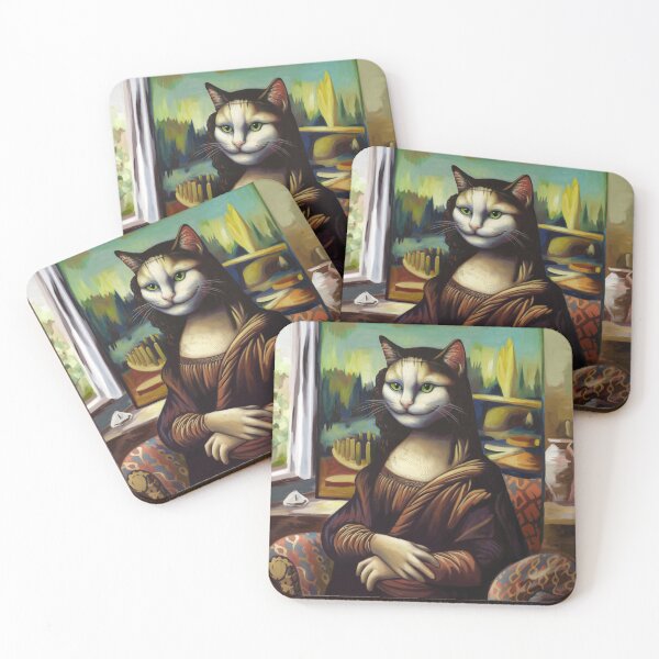 Item preview, Mona Lisa, but a cat designed and sold by LostForSpace.