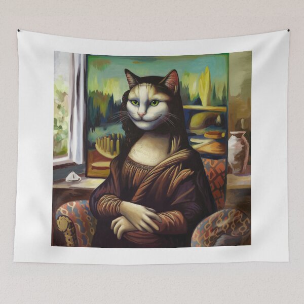 Item preview, Mona Lisa, but a cat designed and sold by LostForSpace.