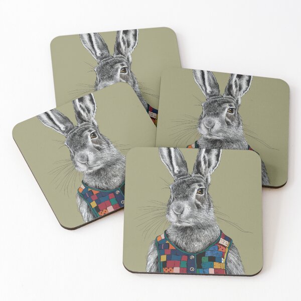Item preview, Rabbit Wearing Waistcoat designed and sold by whitecat23.
