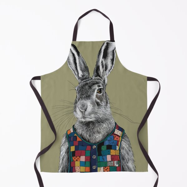 Item preview, Rabbit Wearing Waistcoat designed and sold by whitecat23.