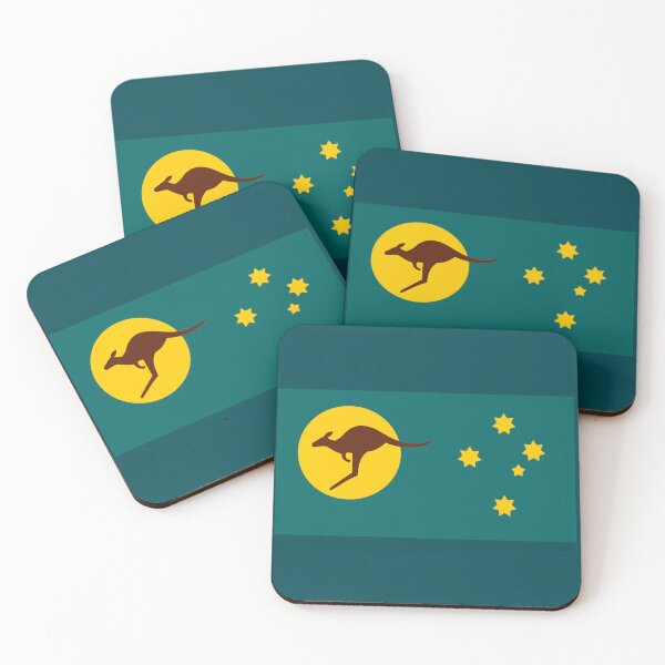 Item preview, Aussie Kangaroo Sun Flag.  designed and sold by Kangaroo Sun.