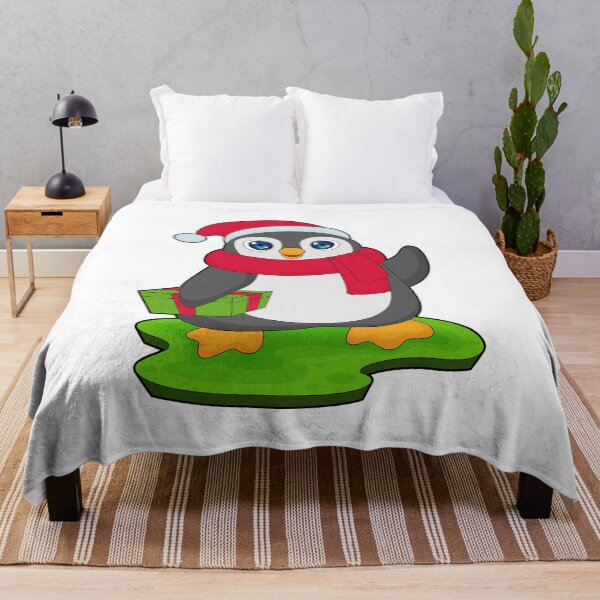 Artikelvorschau, Pinguin Weihnachten Schal entworfen und verkauft von Snabdesign84.