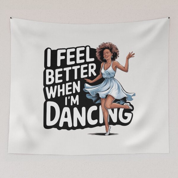 Item preview, I Feel Better When I'm Dancing Ballet Dancer Dance Practice designed and sold by ManiaGrania.