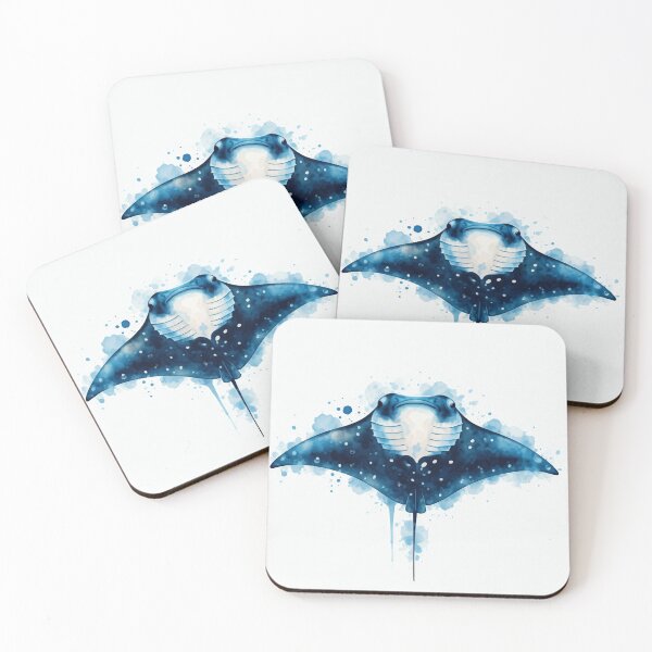 Item preview, Watercolor Manta Ray designed and sold by GabrielWest.