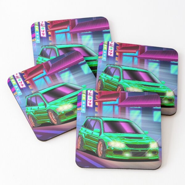 Item preview, Mitsubishi Lancer Evo Wagon Neon Night designed and sold by JDM Guyvit.