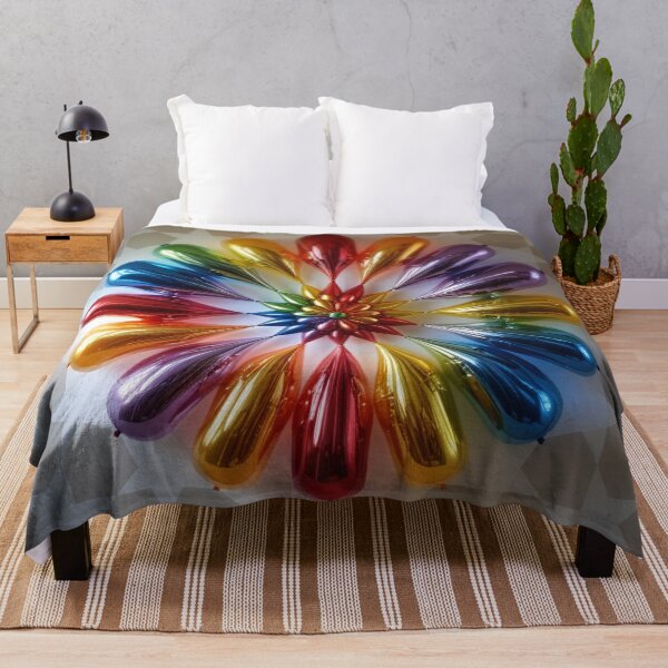 Item preview, Shimmering Balloon Flower: Color Explosion in Metallic designed and sold by Girih.