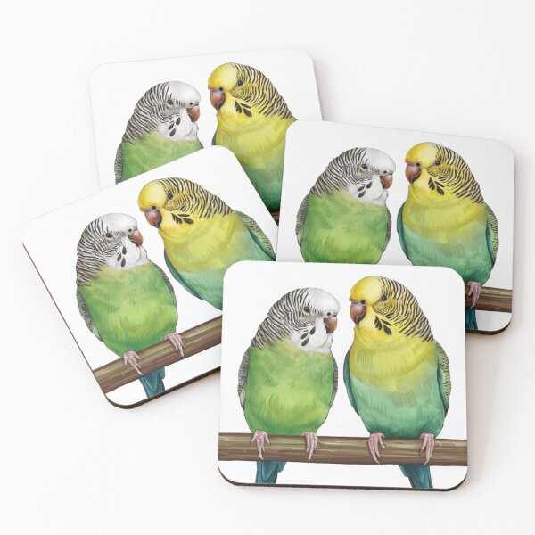 Item preview, Mr and Mrs Budgie designed and sold by whitecat23.