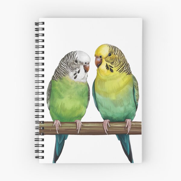 Item preview, Mr and Mrs Budgie designed and sold by whitecat23.