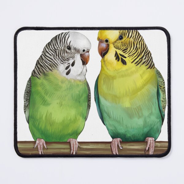 Item preview, Mr and Mrs Budgie designed and sold by whitecat23.
