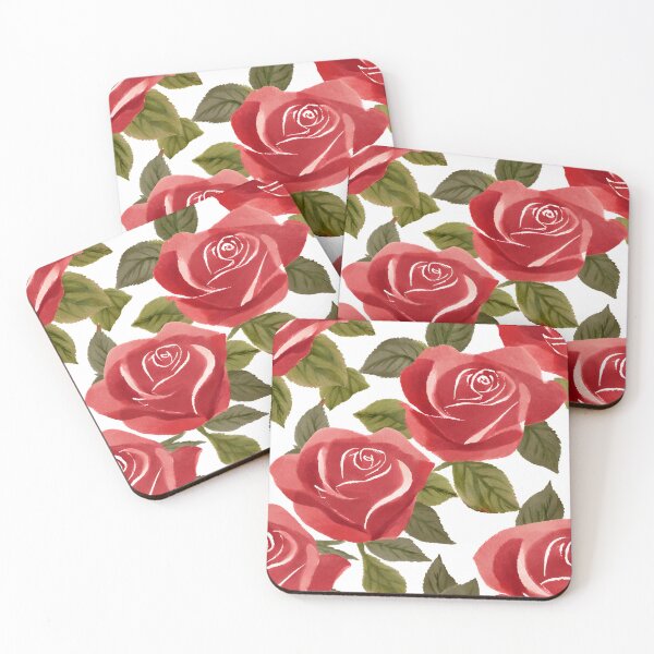 Item preview, Red rose watercolor designed and sold by yingyongyong.
