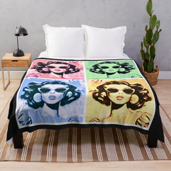 Item preview, The woman, vintage artwork, retro-style graphics, 1960s, colors designed and sold by silent-violin.