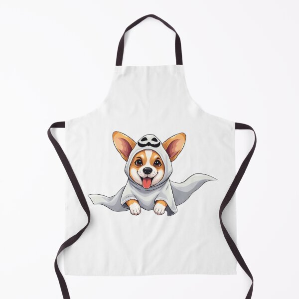 Item preview, Spooky Corgi in Ghost Costume for Halloween designed and sold by EpicPaws.