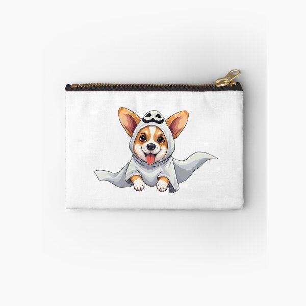 Item preview, Spooky Corgi in Ghost Costume for Halloween designed and sold by EpicPaws.