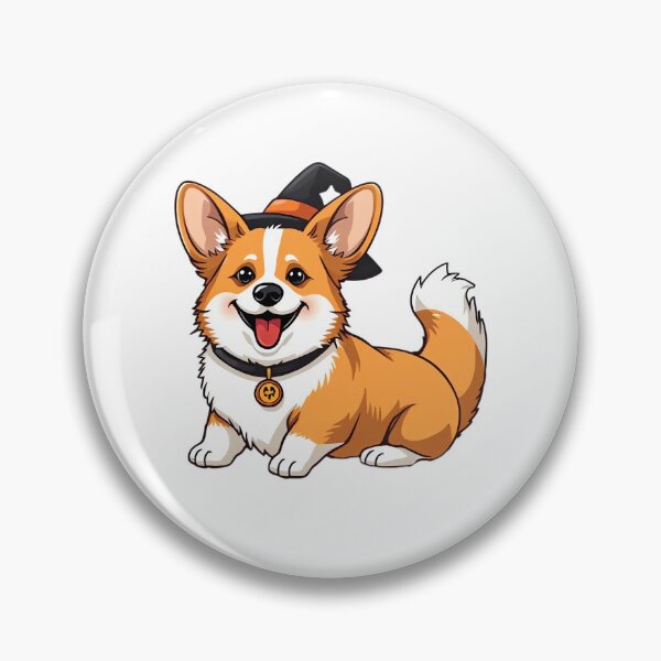Item preview, Adorable Witch Corgi designed and sold by EpicPaws.