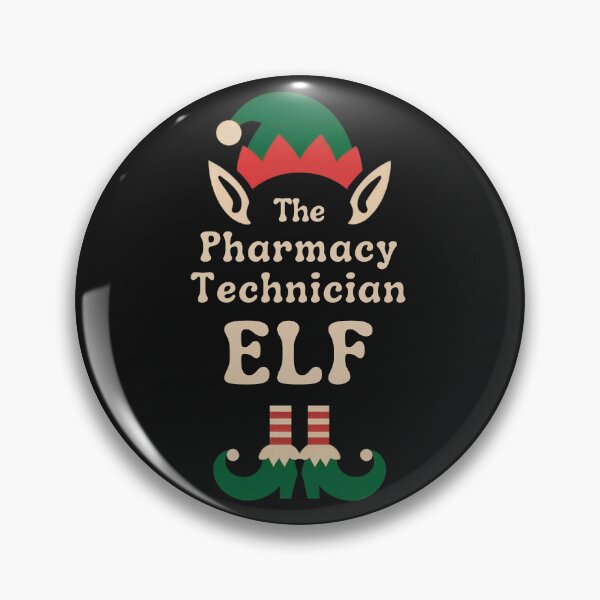 Item preview, The Pharmacy Technician Elf, Christmas Pharmacist, Funny Pharmacist  designed and sold by Anniko Art Studio.