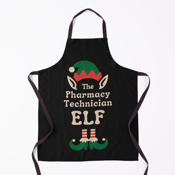 Item preview, The Pharmacy Technician Elf, Christmas Pharmacist, Funny Pharmacist designed and sold by Anniko Art Studio.