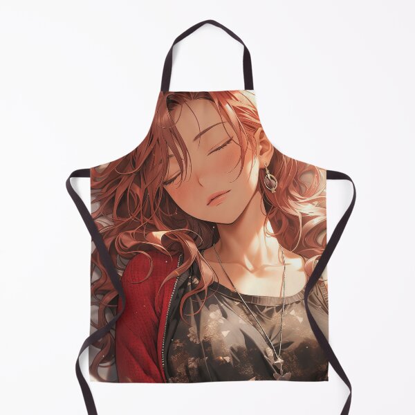Item preview, Sleepy anime girl on bed portrait art designed and sold by TheArtistOf2022.