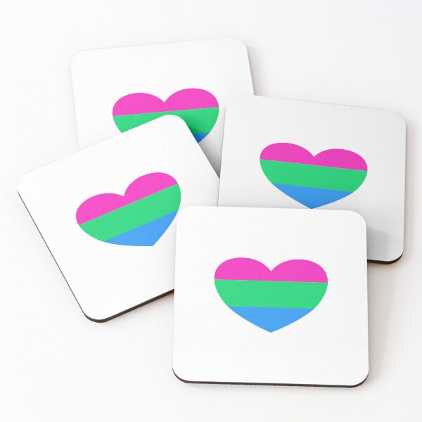 Item preview, Polysexual flag heart designed and sold by Inspirationmotivation.