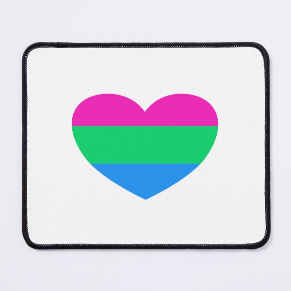 Item preview, Polysexual flag heart designed and sold by Inspirationmotivation.