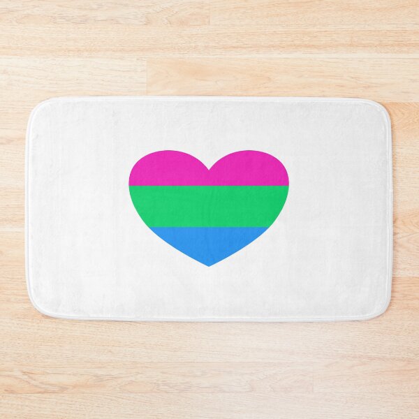 Item preview, Polysexual flag heart designed and sold by Inspirationmotivation.