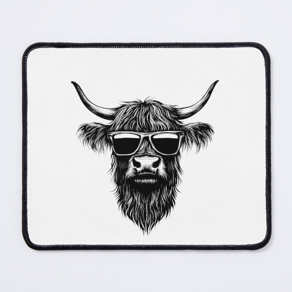 Item preview, Highland cow with sunglasses  designed and sold by elleinnovations.