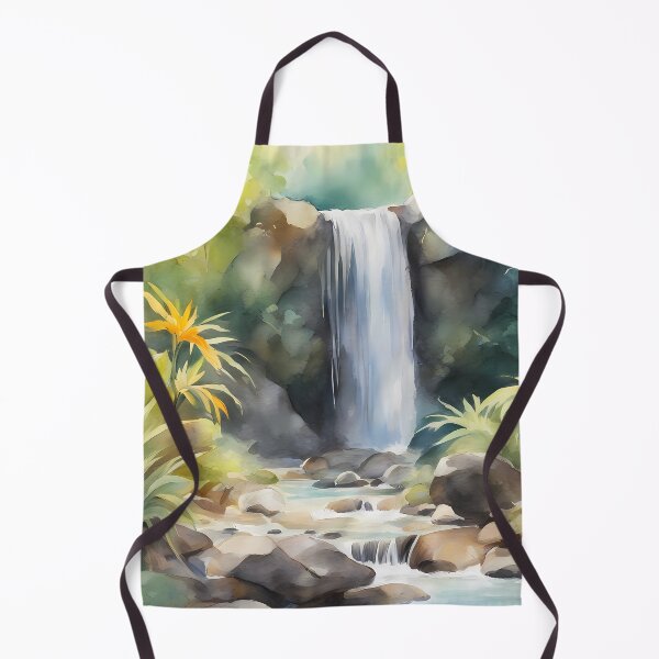 Item preview, Tropical Waterfall in Jungle designed and sold by CalmnessbyChoice.