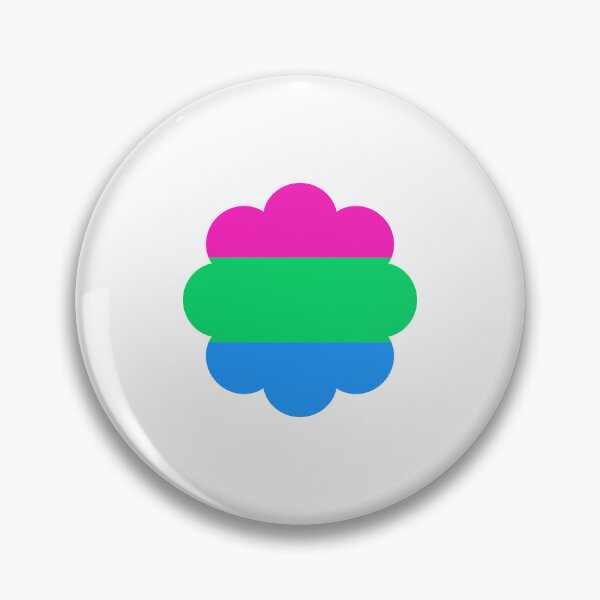 Item preview, Polysexual flag flower subtle designed and sold by Inspirationmotivation.