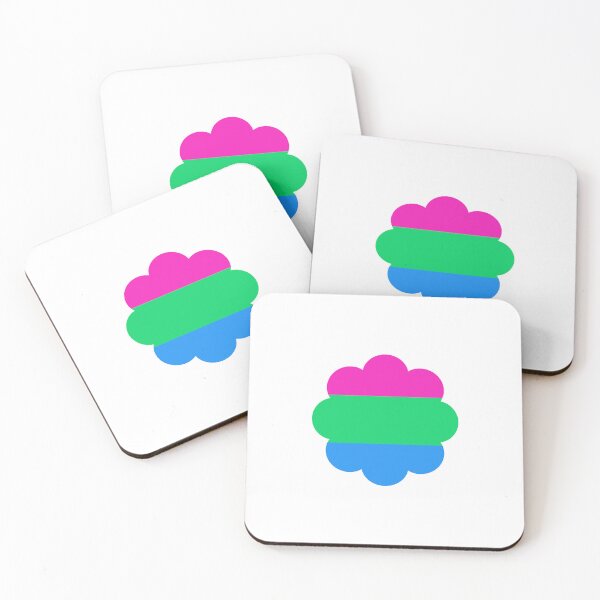 Item preview, Polysexual flag flower subtle designed and sold by Inspirationmotivation.