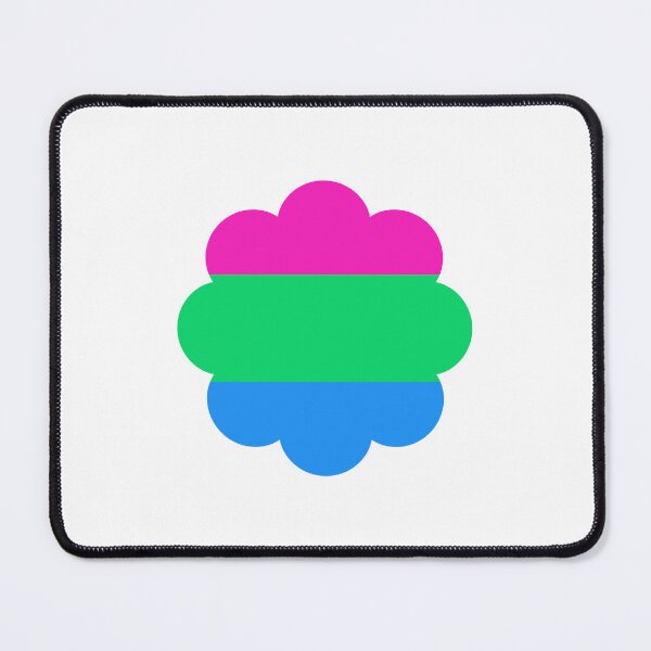 Item preview, Polysexual flag flower subtle designed and sold by Inspirationmotivation.