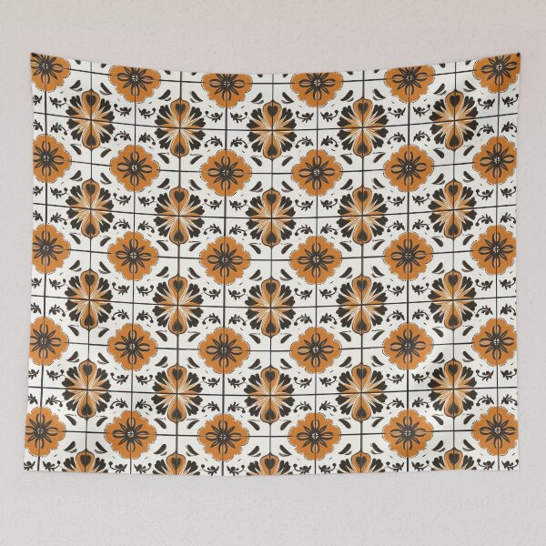 Item preview, TURMERIC TILESCAPE Autumn Leaves designed and sold by Frenchifique.