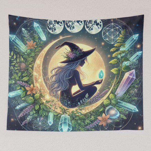 Item preview, Witch and crystals designed and sold by ValerieStOnge.