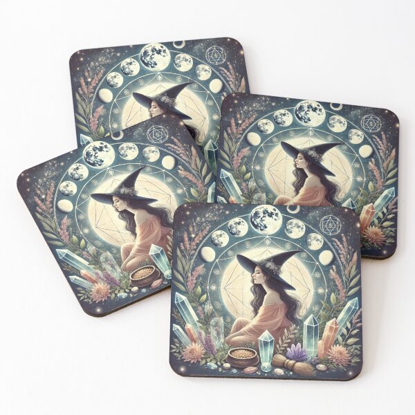 Item preview, Moon phase and witch designed and sold by ValerieStOnge.