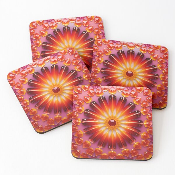 Item preview, Flower rays: radial symmetry and colorful splendor designed and sold by Girih.