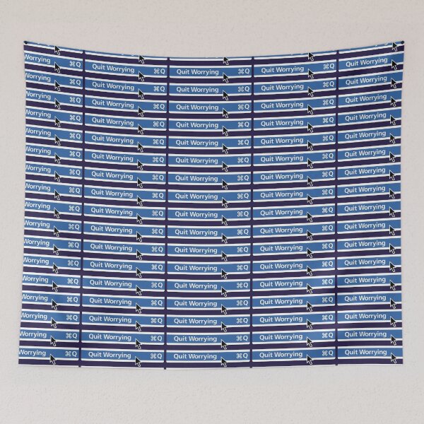 Item preview, Quit Worrying! designed and sold by Brubarell.