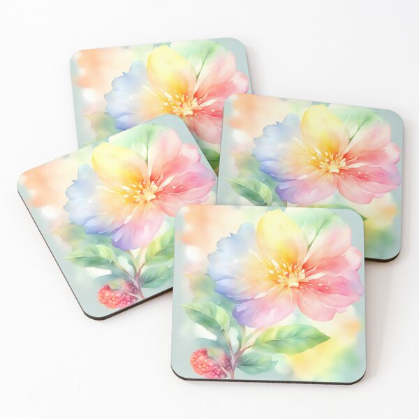 Item preview, Rainbows on a Flower designed and sold by CalmnessbyChoice.