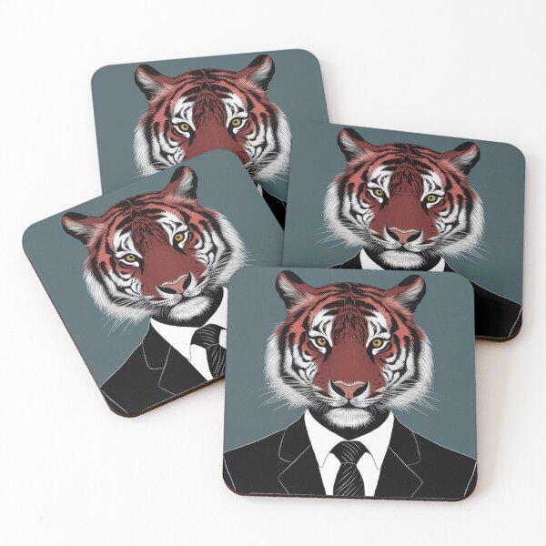 Item preview, Tiger Wearing Suit designed and sold by whitecat23.