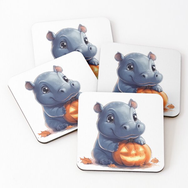 Item preview, Moo deng Halloween Cute Baby Hippo Lover designed and sold by No11DigitalArt.