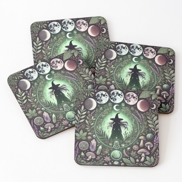 Item preview, The witch and her elements designed and sold by ValerieStOnge.