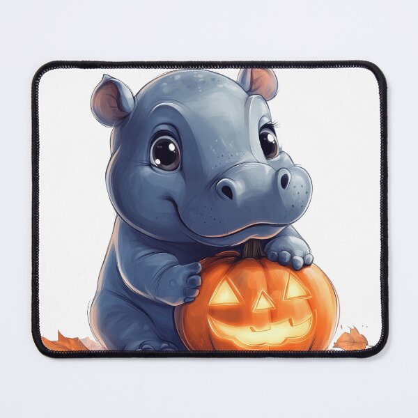 Item preview, Moo deng Halloween Cute Baby Hippo Lover designed and sold by No11DigitalArt.