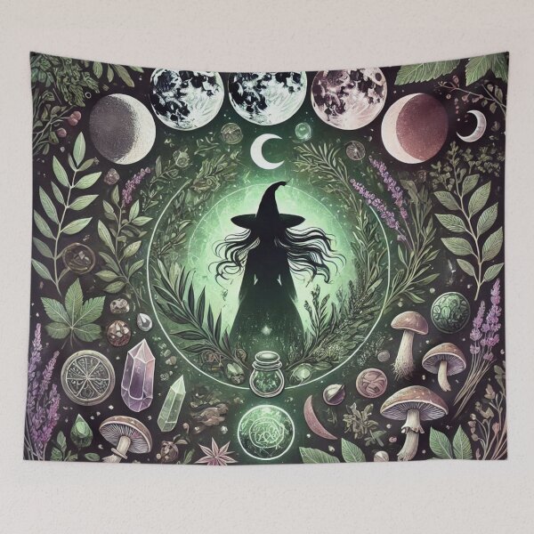 Item preview, The witch and her elements designed and sold by ValerieStOnge.