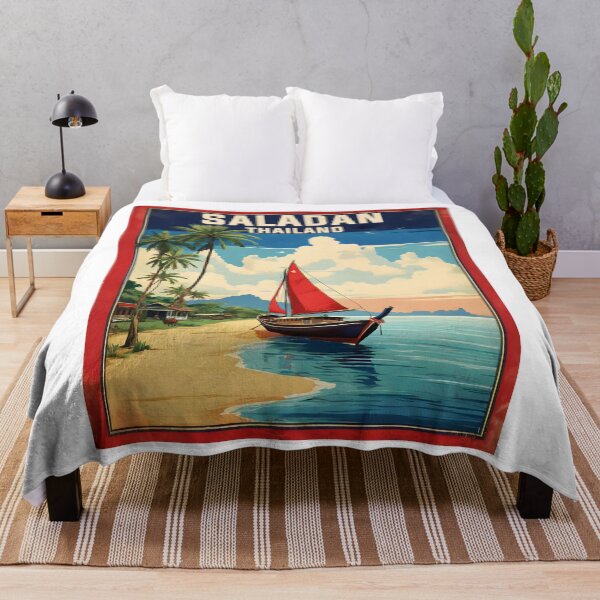 Item preview, Saladan Thailand Vintage Travel Tourism  designed and sold by TravelersGems.