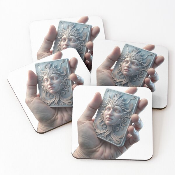 Item preview, hand holding art card designed and sold by Creative88Art.