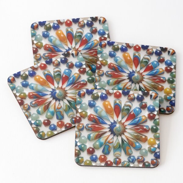 Item preview, Kaleidoscope of Colors: Symmetrical Marble Arrangement designed and sold by Girih.